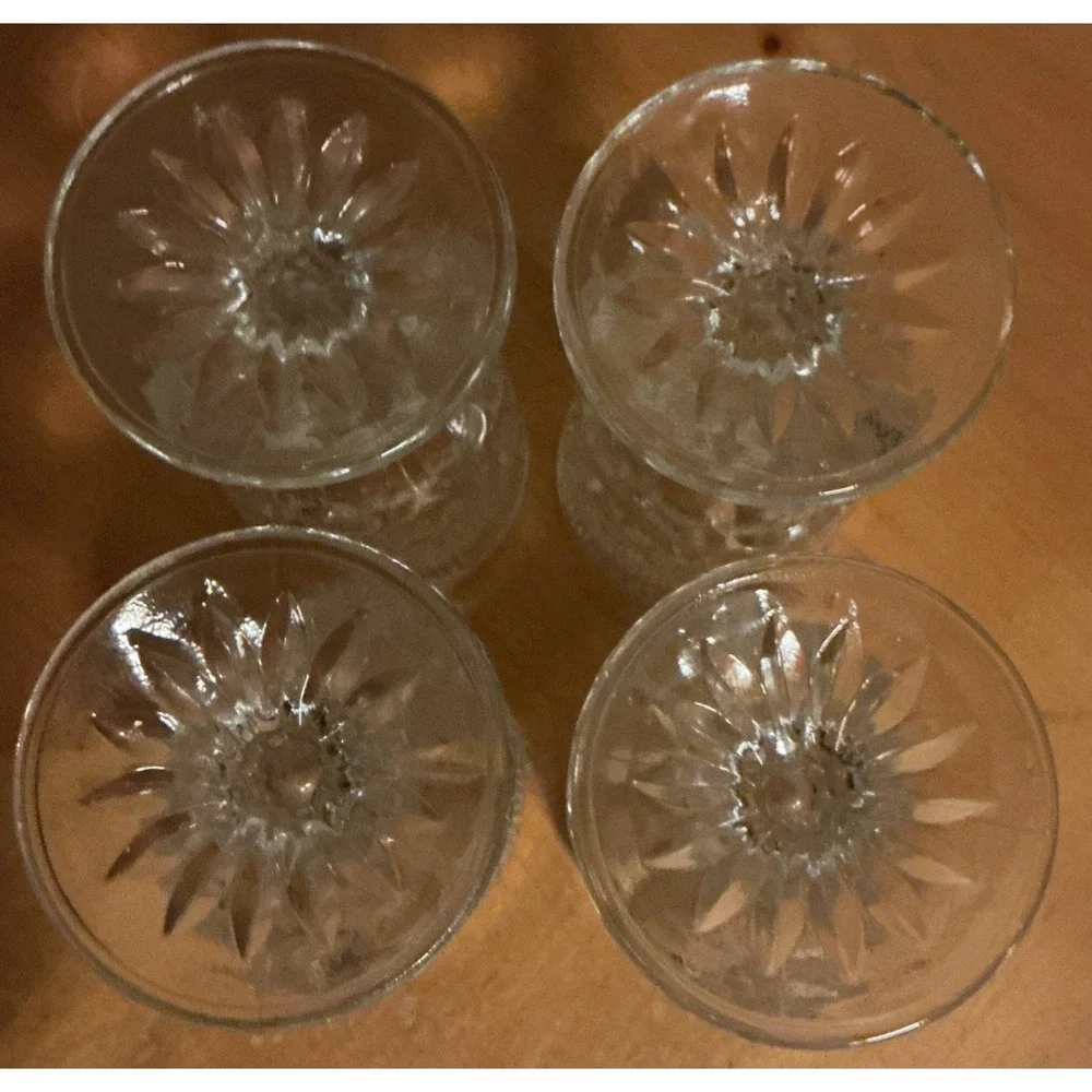 Anchor Hocking Wexford Water Goblet Glasses 5.25
